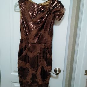 Eva franci brown dress